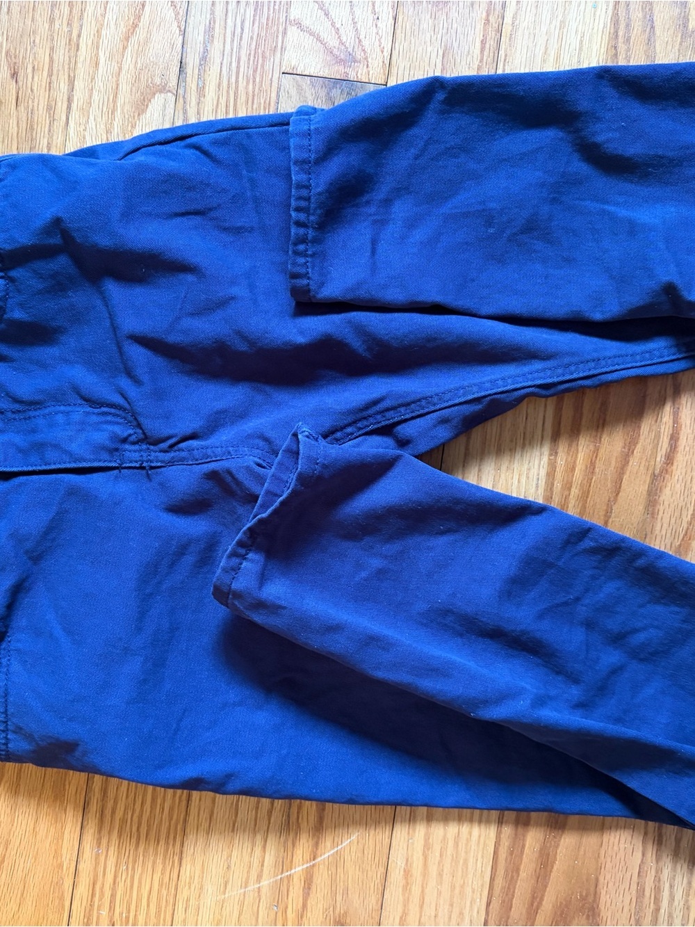 H&M Boys Cotton Navy Slim Pants - Picture 9 of 9